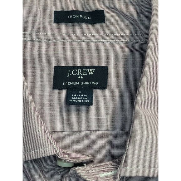 J. Crew Thompson Men's Size Small Long Sleeve Button Front Shirt Red Pink - Picture 3 of 6